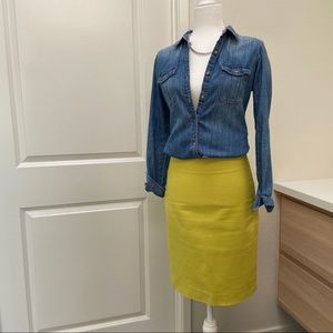 J Crew No2 Pencil Skirt - cotton